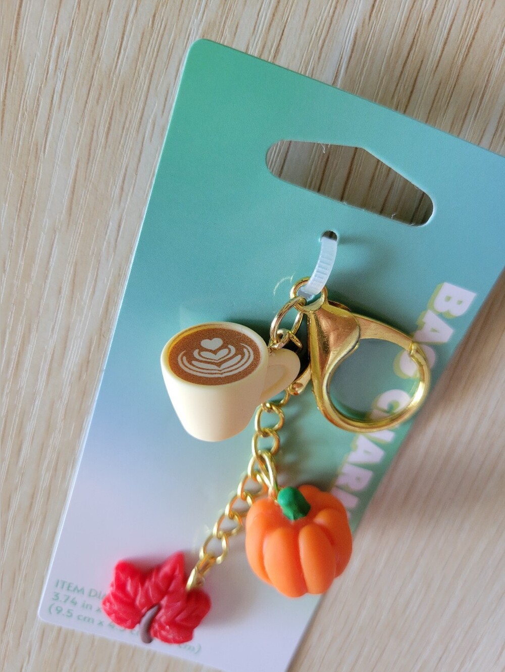 ☕️🍁Fall Coffee Bag Charm